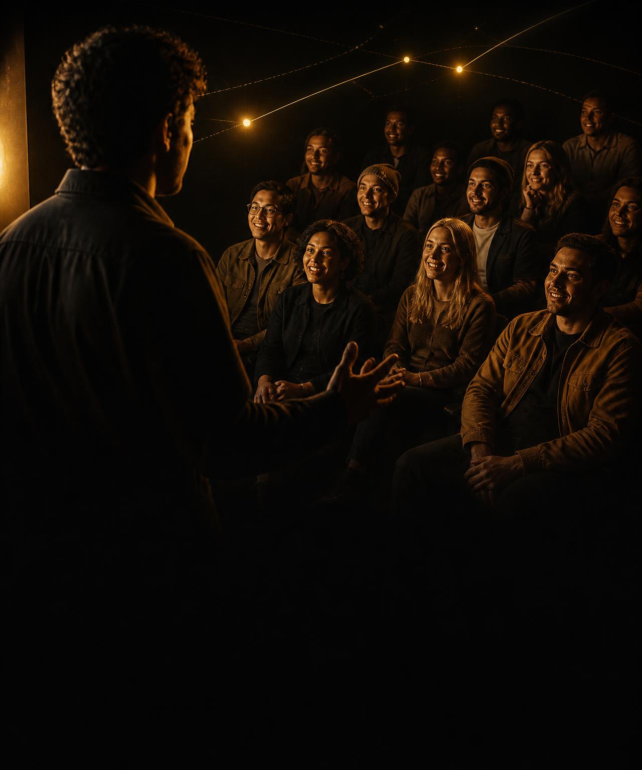 Creator connecting directly with an engaged viewing audience
